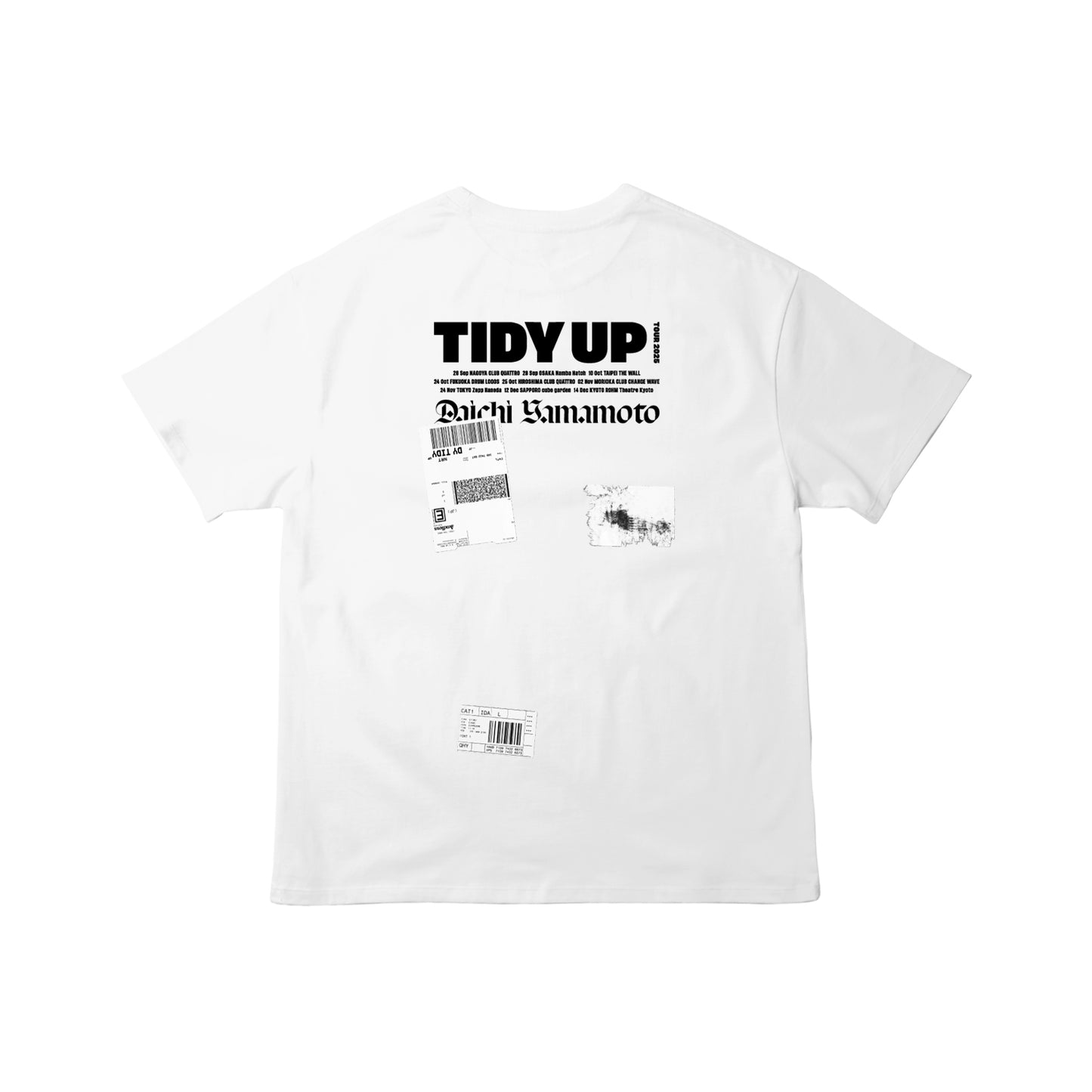 TIDY UP TOUR Tee - White