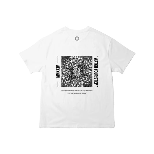 Watch Your Step Tour Tee - White